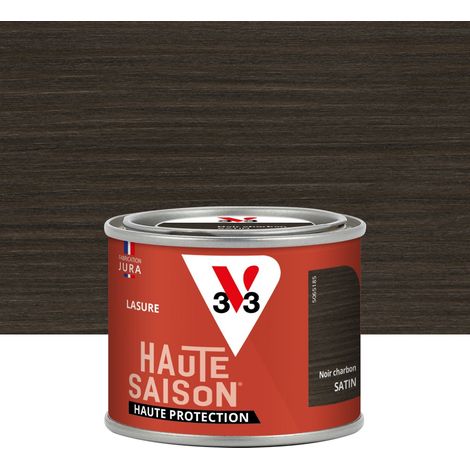 V33 Lasure V33 Haute saison 8 ans noir charbon satiné 0.125 l