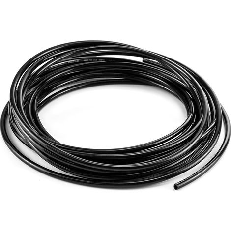 Polyurethane PU Pneumatic Hose Air Hose for Compressor, 6mm OD x 4mm ID, 10 Meters, Black (1/5)