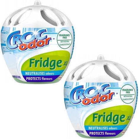 Désodorisant pour frigo - Sans odeur - Grand format XL - Croc Odor - Lot de 2