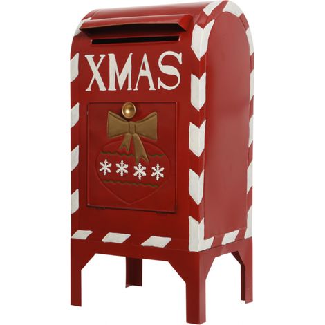 Cassetta Delle Lettere Natalizia Vintage - 67x33cm
