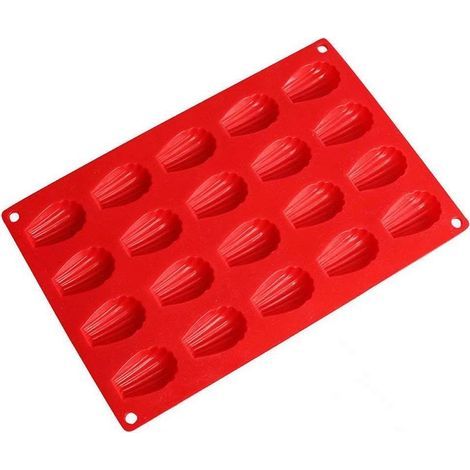 Moule à Madeleine en SiliCône Moule à Gateau en SiliCône en Forme de Mini Muffins Cannelé Résistance Aux Hautes Températures Pour Muffins, Cupcakes, Brownies, Gateaux, Pudding- (1/5)
