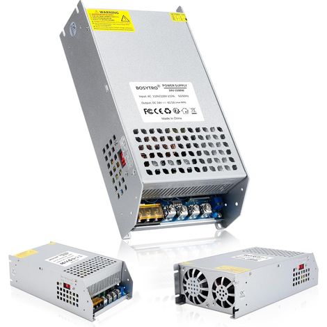 DC 24V 62.5A 1500W Alimentation Transformateur, Alimentation à Découpage AC 110/220V - DC 24V Transformateur pour Imprimante 3D, Driver LED Moteur, Caméra Sécurité CCTV, Voiture Stéréo (1/5)