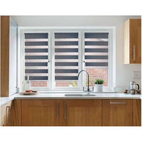 CLIPeFIX - Tenda Notte e giorno Argento 45x180