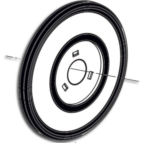 Roue arrière droite ou gauche