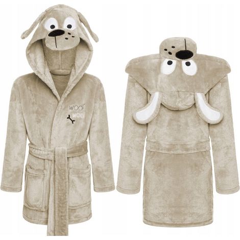 Accappatoio per cani in pelliccia calda tutina kigurumi BEIGE 120 CH2L (1/5)