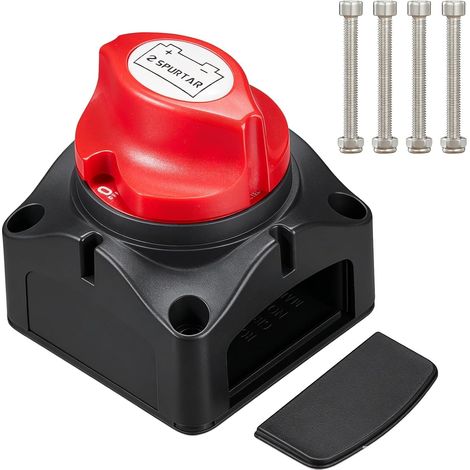 Circuit Breaker Battery 12 V 24 V 48 V 275 A Battery Cut-Off Switch Switch for Truck Car Boat RV Camper Tractor Lawn Mower (1/5)