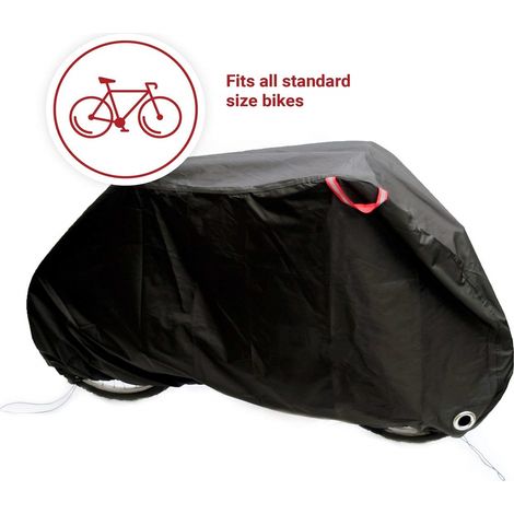 Funda para bicicletas - Funda impermeable para almacenamiento exterior para 1, 2 o 3 bicicletas - Fabricada con material de alta resistencia y resistente a desgarros, diseño fijo - Ofrece protección c (1/5)