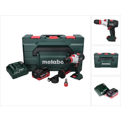 Metabo SB 18 LTX BL Q I Perceuse-visseuse à percussion sans fil 18 V 130 Nm Brushless + 1x batterie 5,5 Ah + chargeur + metaBOX (1/5)