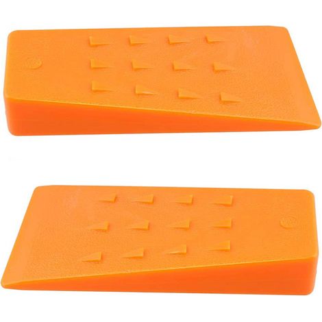 Fournitures pour l'abattage et le travail du bois : coin d'abattage conique simple en plastique (1/3)