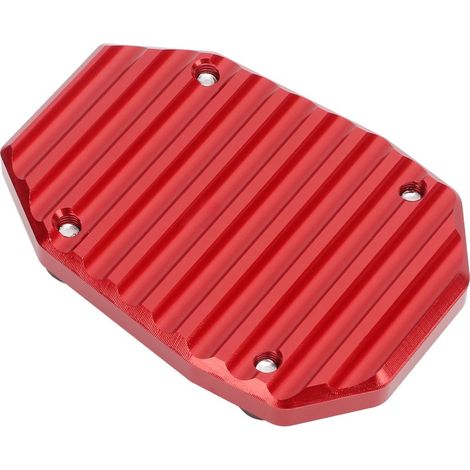 Plaque d'extension de béquille latérale pour DUCATI MULTISTRADA V4 2021+, aluminium, rouge, anti-dérapante