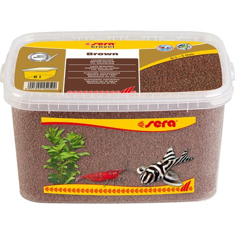 Sera Kies Braun 2-3 mm für Aquarium 2 kg