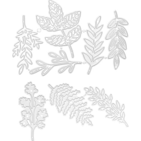 Matrice De Découpe Feuille Métallique 3.74X1.97 Pouces Outil De Scrapbooking Réutilisable Pour Gaufrage Et Création De Cartes Diy (1/5)