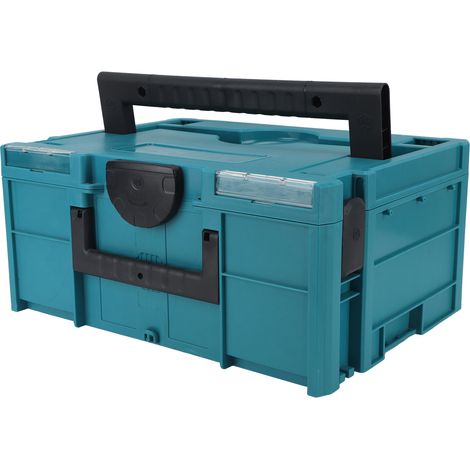 Coffret à outils portable en plastique avec poignée verrouillable, rangement pour vis et quincaillerie, idéal atelier, garage et bricolage, organiseur robuste à compartiments. (1/5)