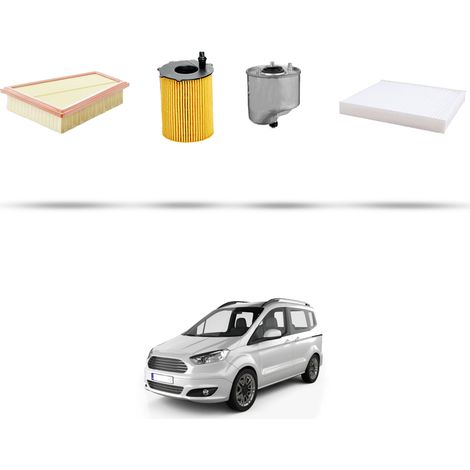 Kit tagliando 4 filtri compatibile con Ford Transit Tourneo Courier 1.5 TDCi 55kw dal 2014 (1/5)