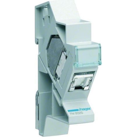 Hager TN002S 594997 RJ45 Cat.6 STP Stecker + Halterung (1/5)