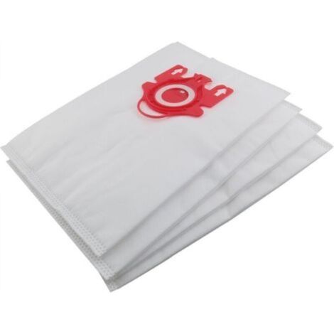 Pr Lot de 4 sacs d'aspirateur de rechange compatibles avec sacs à poussière en mousse - Filtre de protection du moteur - Accessoires pour aspirateur (1/4)