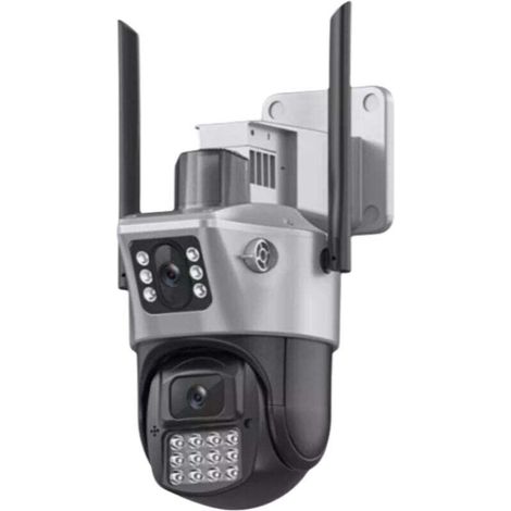 Caméra de surveillance extérieure 4K 8MP - WiFi IP sans fil - Vision nocturne - Résistant aux intempéries - Nouveau modèle haute définition pour sécurité optimale