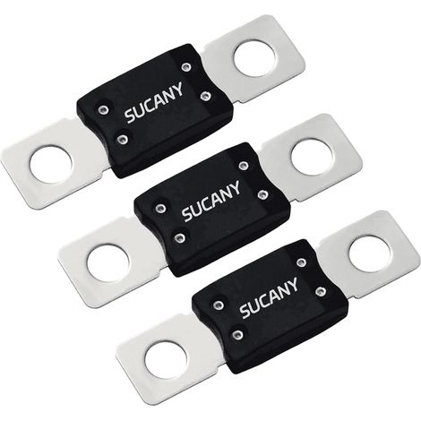 50A MEGA Fusible à Haute Intensité,50 Ampères AMG Fusible,pour Voitures, Camions, Véhicules de Construction, Bus, Caravanes (3 Pièces) (1/5)