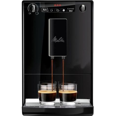 MELITTA E950-222 Machine expresso automatique avec broyeur Caffeo Solo - Noir Pur
