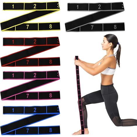 Elastic Band Fitness Resistance 8 Levels of Strength (1/5)