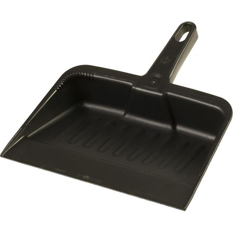 Commercial Products Pelle à Poussière Ultra Résistante En Plastique Nettoyage des Sols 31 cm, Charbon