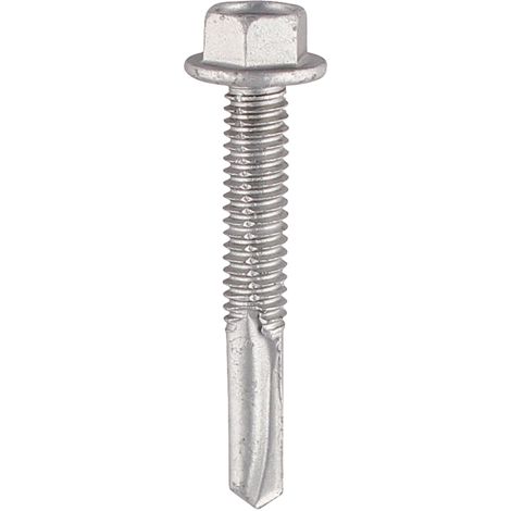 TIMCO Self-Drilling Heavy Section A2 Stainless Steel Bi-Metal Screws - 5.5 x 38 (1/2)