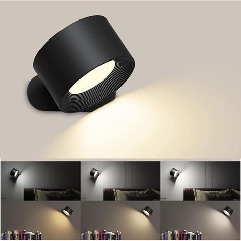 Luminaire mural rechargeable, Éclairage d’ambiance & nocturne, Éclairage de lit réglable avec fixation magnétique (1/5)