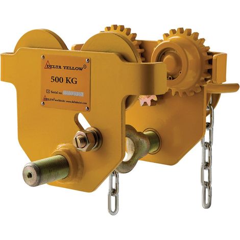 Delta Haspelfahrwerk Tragkraft 0,5t Handkette 2,5m