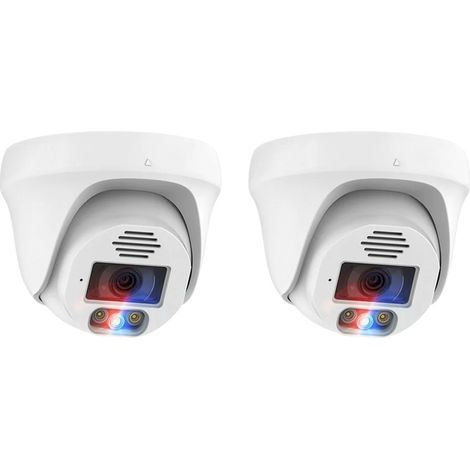 Cámaras de vigilancia Techage, resolución de 4MP y 5MP, diseño tipo domo. (1/2)
