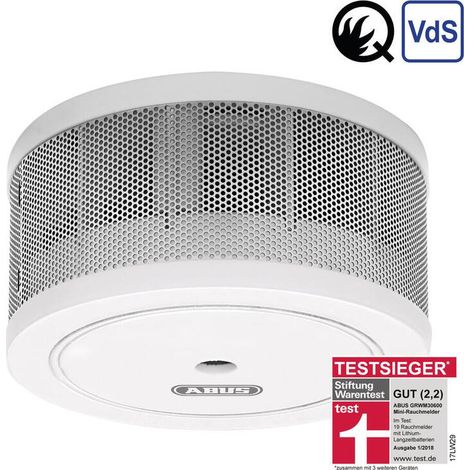 ABUS GRWM30600 - DETECTOR DE HUMO (BATERÍA, 3 V, LITIO, 10 AÑO(S), 7 CM, 30 MM) (1/3)