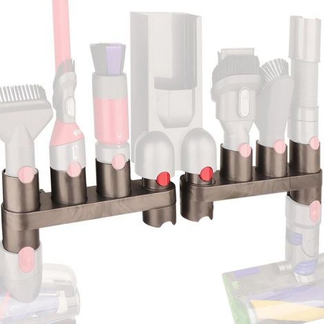 Station Support mural d'accessoires pour aspirateur Dyson V15 V12 V11 V10 V8 V7 (10 emplacements de rangement, lot de 2) (1/3)