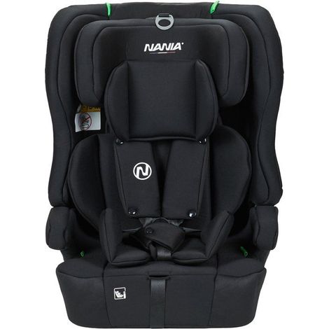Seggiolino auto - NANIA - RIO - Gruppo 1/2/3 - 76-150 cm - I-Size - Riduttore - Nero (1/5)