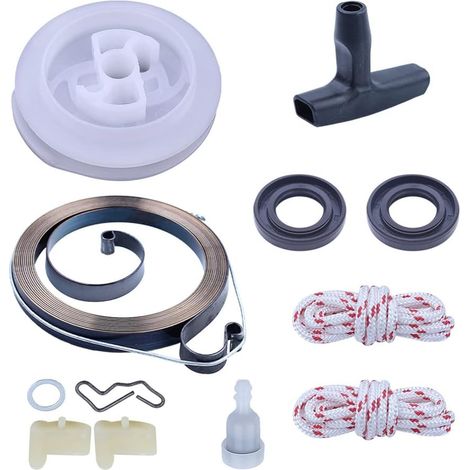 Kit de poignée de corde de lanceur à rappel à ressort, pour tronçonneuse Stihl 029 039 Ms290 Ms390, 1121 195 3400 (1/5)