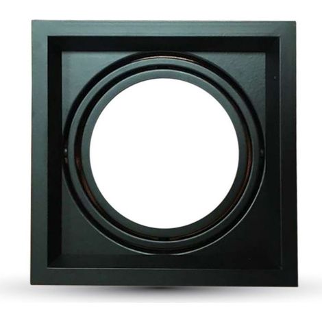 V-TAC AR111 Einzelne Aluminium-Tür zur bündigen Montage, Schwarz