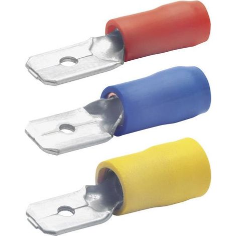 Cosse à languette mâle 2.80 x 0.80 mm Klauke 8201B partiellement isolé rouge 1 pc(s) C007631
