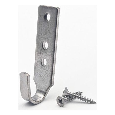 Fixation crochet inox pour bâche avec visserie (lot de 4)