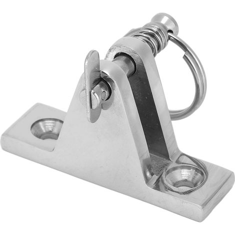 Charnière marine en acier inoxydable 316 pour bimini, raccord détachable à 90 degrés, fixation bateau (1/5)
