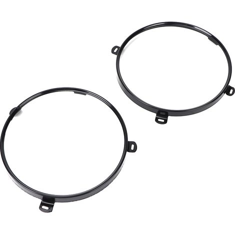 Deux supports de phares de 7 pouces avec douilles annulaires pour Jeep Wrangler TJ 07-18 (1/5)