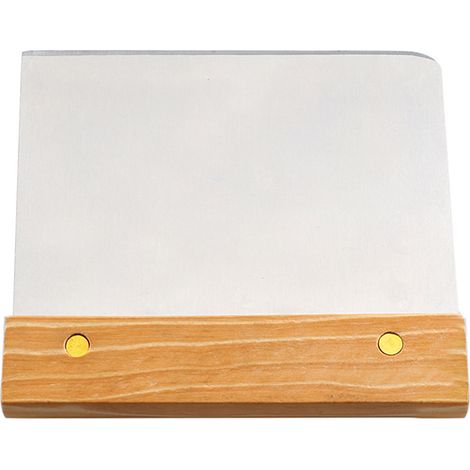 Gebäckmesser aus Edelstahl mit Holzgriff, Gebäckmesser zum Schneiden von Teig, Küchenutensil (1/4)