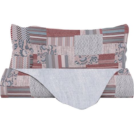 Copripiumino Singolo con Federe Stampato Athena Lucy Rosso (1/4)