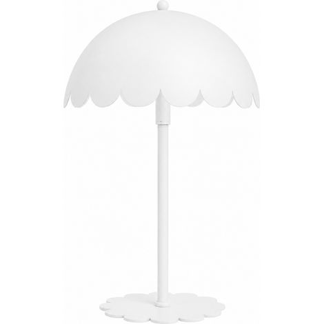 Lampe à poser en métal blanc H43 cm - Flow (1/5)