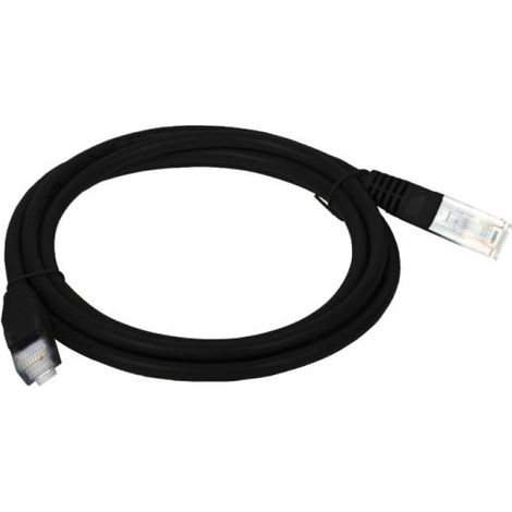 Cavo patch U/UTP cat.5e in PVC da 5,0 m nero Alantec