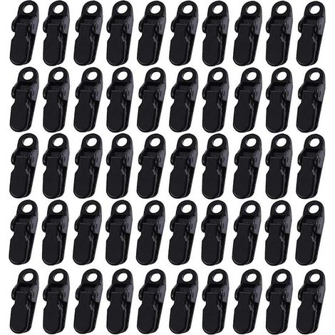 50 Pieces-clips Pince Pour Auvent Coupe-vent Snaps En Plastique Pinces Crocodile En Plastique Pince Crocodile En Plastique Petite Pince Bche Clip (1/5)