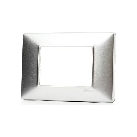 Placca 3M argento metallizzato Vimar Plana 14653.71 (1/4)