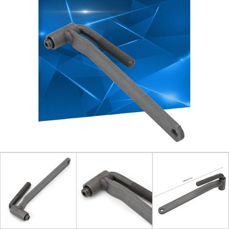 Kombinierter Sechskant- und Vierkant-Steckschlüssel für Reparaturen (9 mm Sechskant/3 mm Vierkant)