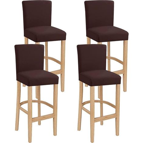 Housse de tabouret de bar, housse de chaise extensible, housse universelle pour chaise haute B (1/5)