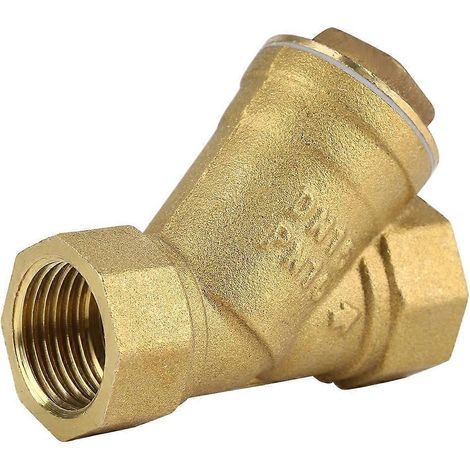 1/2" BSPP Innengewinde Y-förmiger Messing-Siebfilterventilanschluss für Wasser-Öl-Trennung