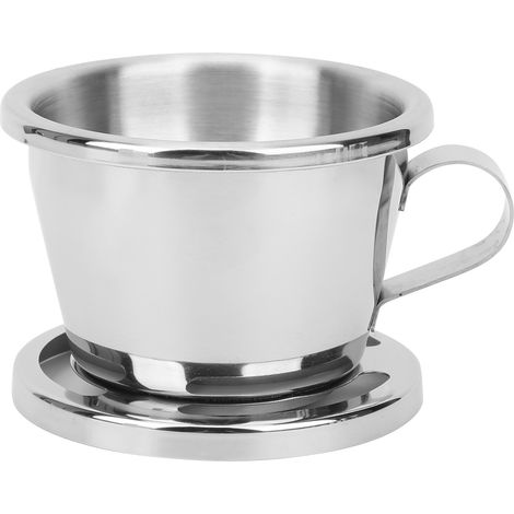 Tragbarer, wiederverwendbarer Kaffeefilter aus Edelstahl für Büro, Zuhause und Outdoor-Aktivitäten (1/5)