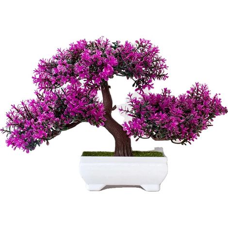 Plantes Artificielles, Design de Bonsai, Décoration Intérieure Extérieure, prune (1/2)
