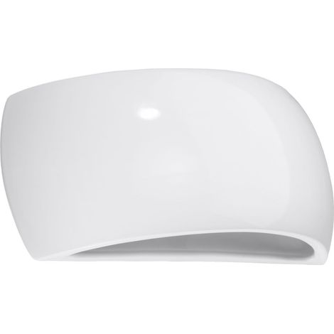 Lampada da parete Pontius laccata, bianco lucido (1/5)